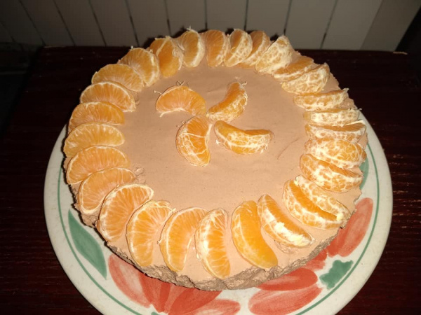 Easy Chocolate and Orange Cheesecake